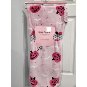 Rare VHTF Juicy Couture Home Y2K Halloween Soft Plush Throw Blanket NWT